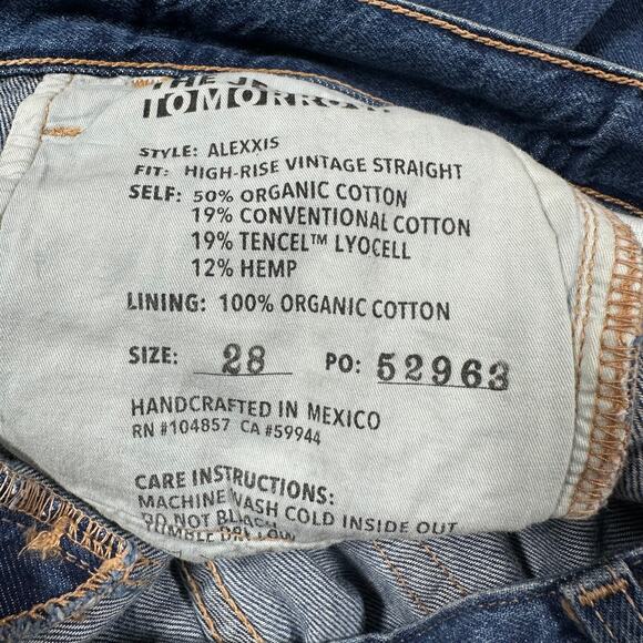 AG Adriano Goldschmied Jean of Tomorrow Alexxis Straight Women's Size 28 NWT - Picture 7 of 11